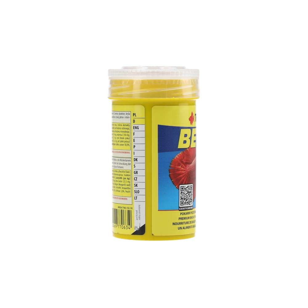 Tropical Betta Flake Food 100ml / 25g for Fighting Fish