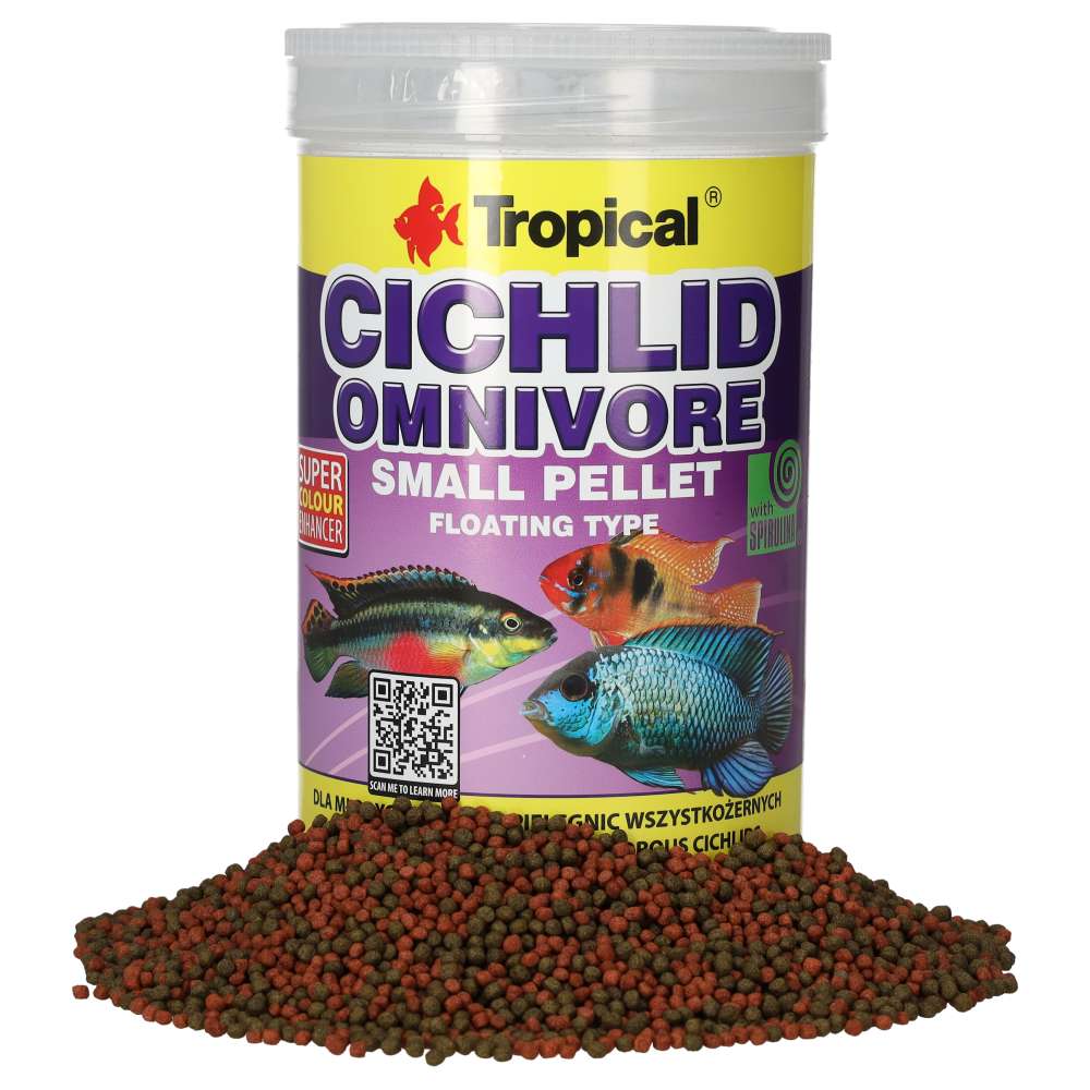 Tropical Cichlid Omnivore Small Pellet