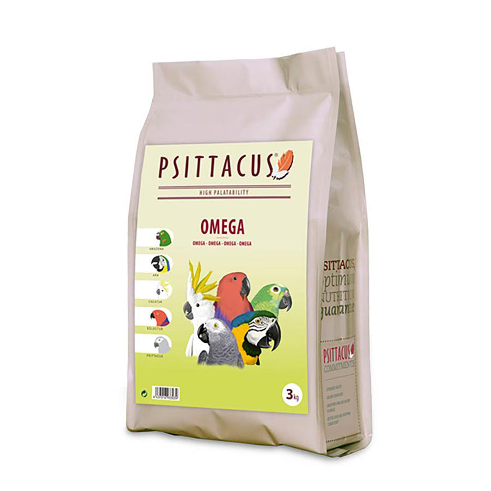 Psittacus Omega Complete Parrot Pellet Diet 3kg