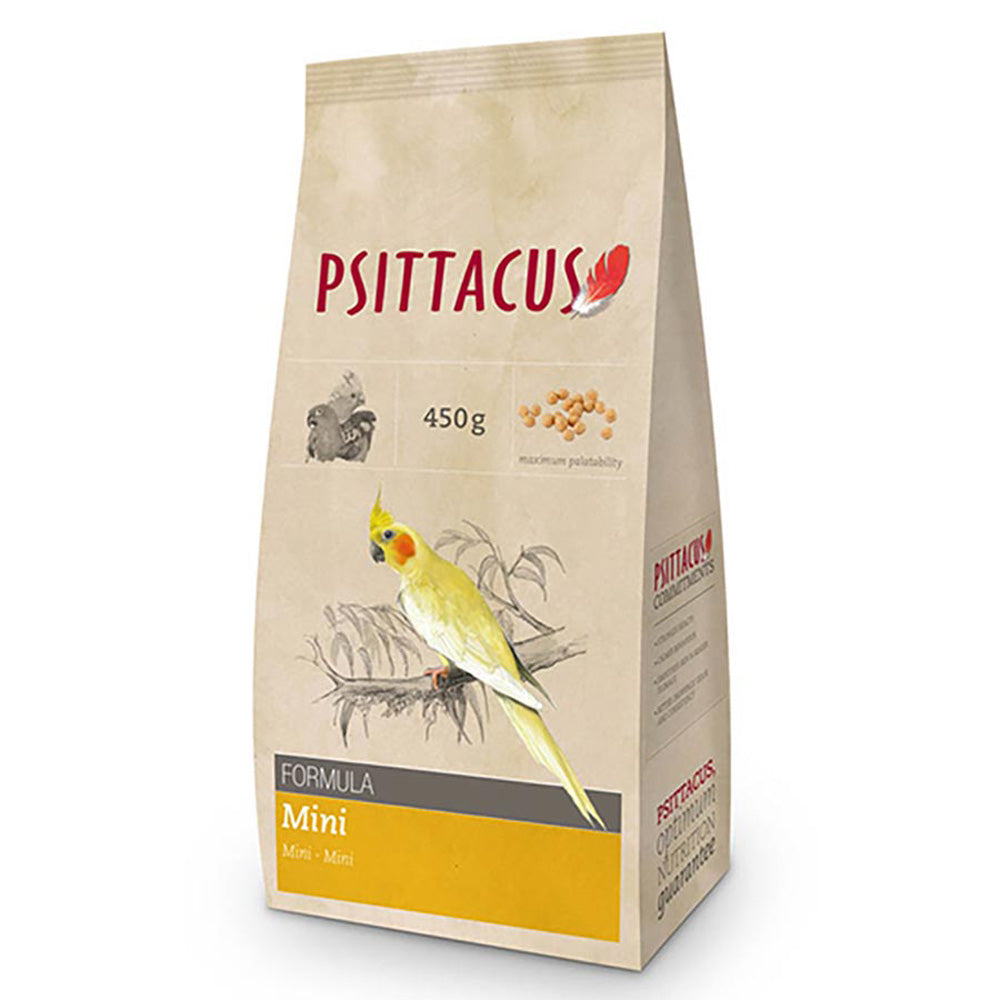 Psittacus Mini Complete Pellet Diet for Small Parrots 450g