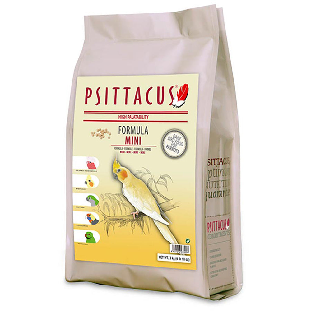 Psittacus Mini Complete Pellet Diet for Small Parrots 3kg