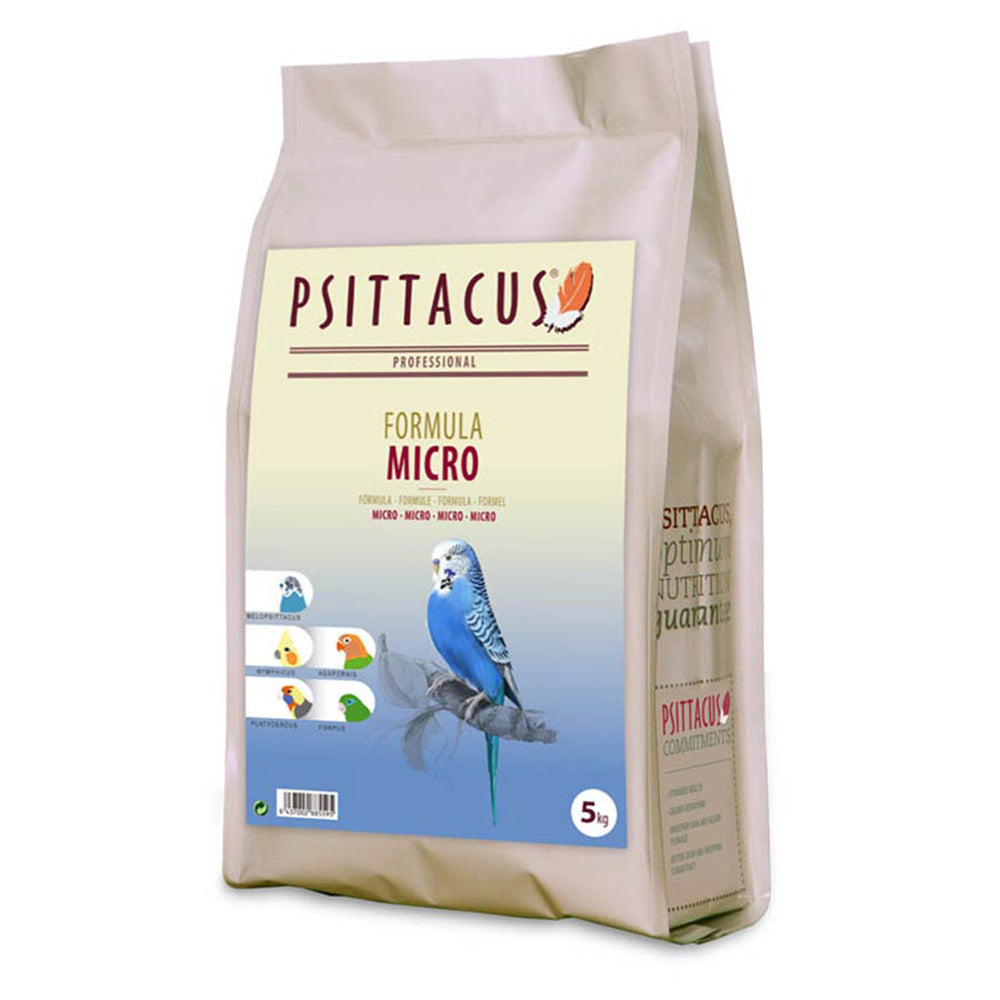 Psittacus Micro Complete Pellet Diet for Small Parrots 5kg