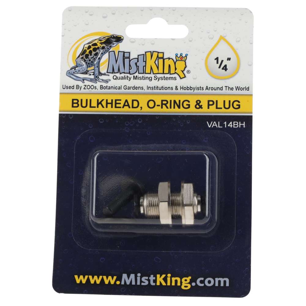 MistKing 1/4" Metal Bulkhead O-Ring & Plug – Misting Spare