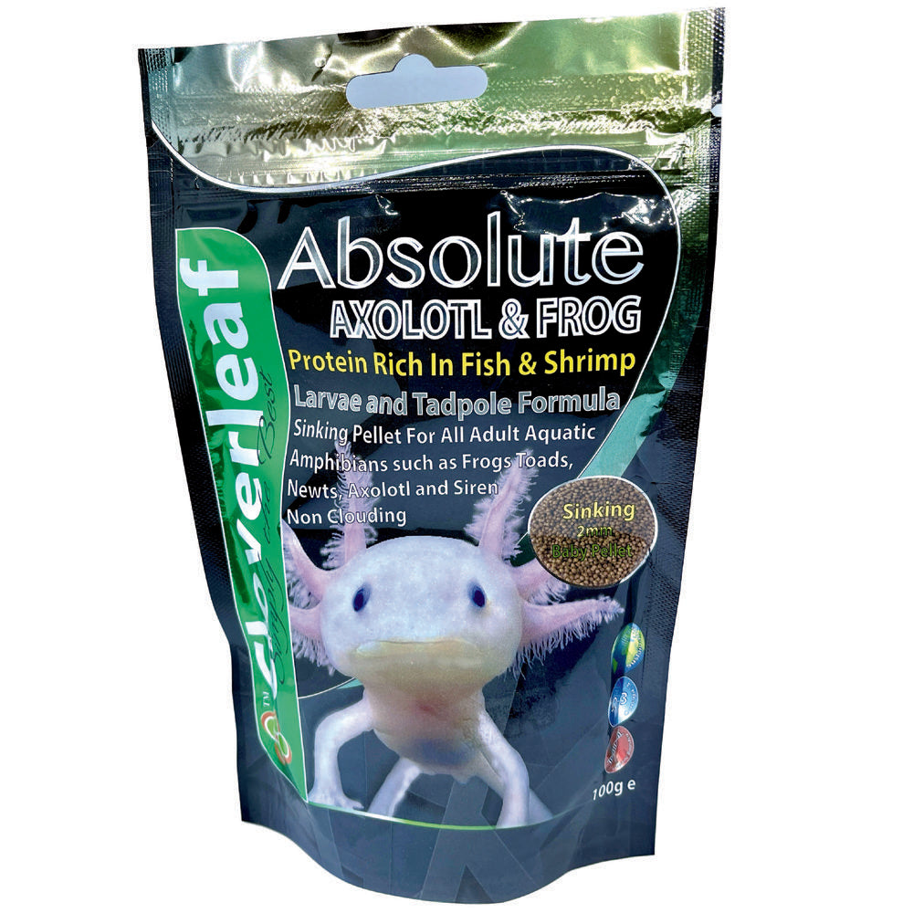Cloverleaf Absolute Baby Axolotl & Frog Diet 100g