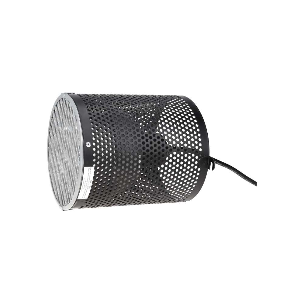 White Python 4 in 1 Lamp Fixture Midnight Black 200W | Vivarium Lamp Guard