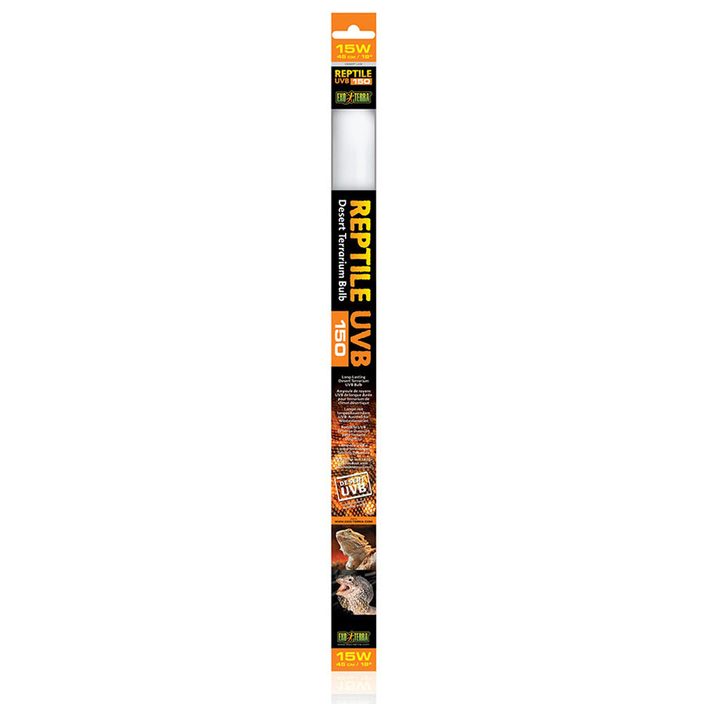Exo Terra Reptile UVB 150 Tube 15W 18in T8 UVB Lamp PT2395