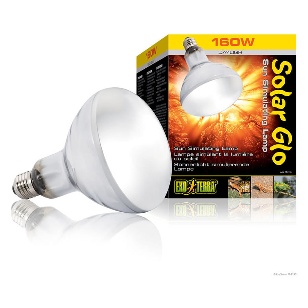 Exo Terra SolarGlo Mercury Vapour Lamp 160W PT2193 | Reptile UVB Bulb