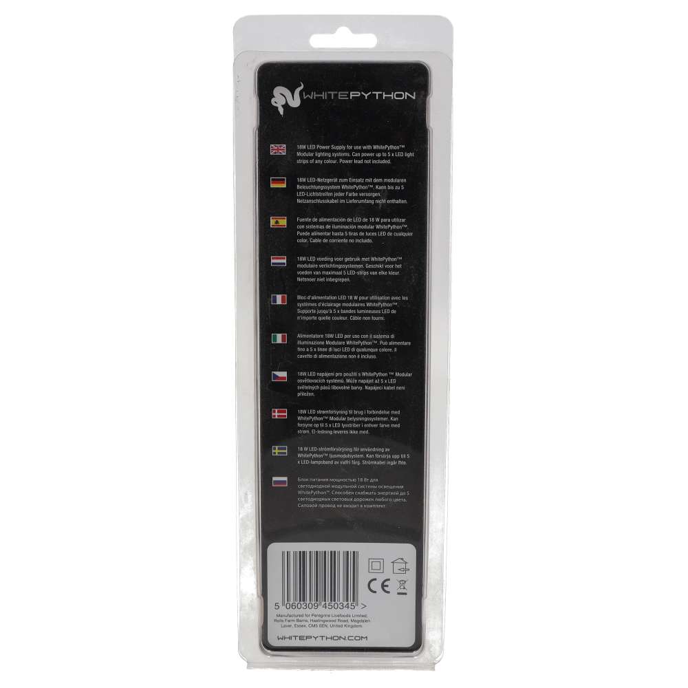 White Python LED Transformer/ Power Supply