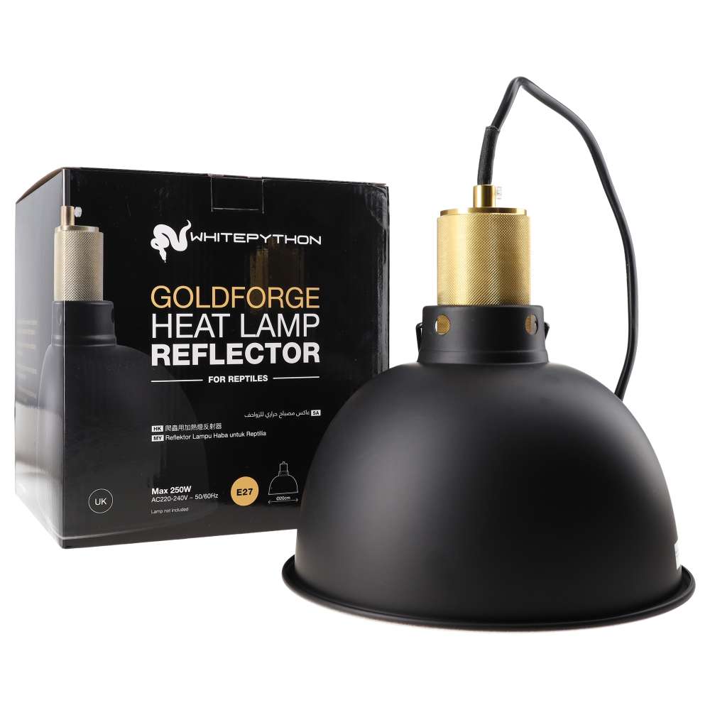 White Python Goldforge Heat Lamp Reflector