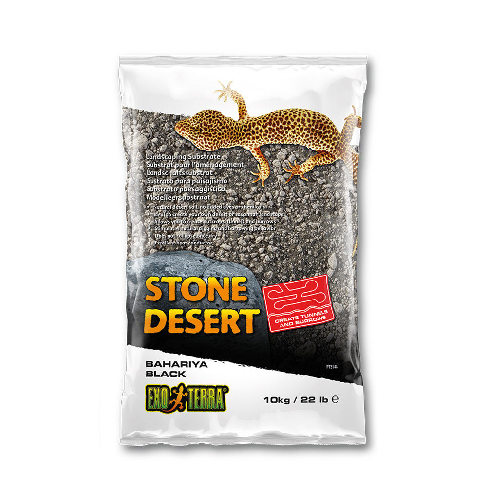Exo Terra Stone Desert Substrate BLACK 10kg (PT3148)