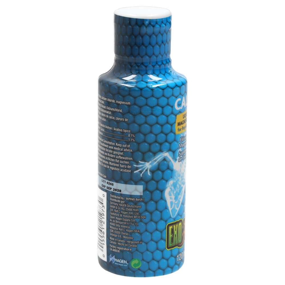 Exo Terra Calcium Liquid Supplement for Reptiles 120ml