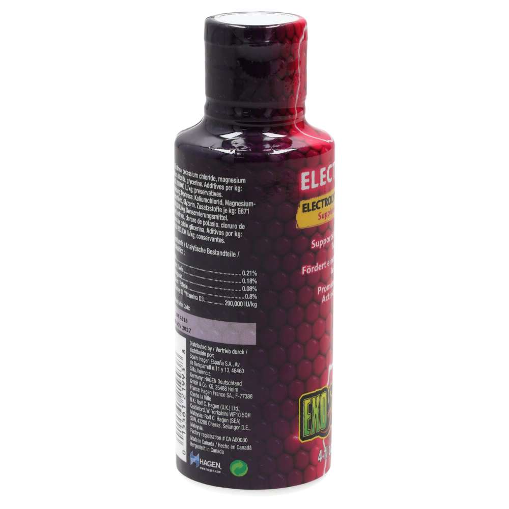 Exo Terra Electrolyte Supplement for Reptiles 120ml