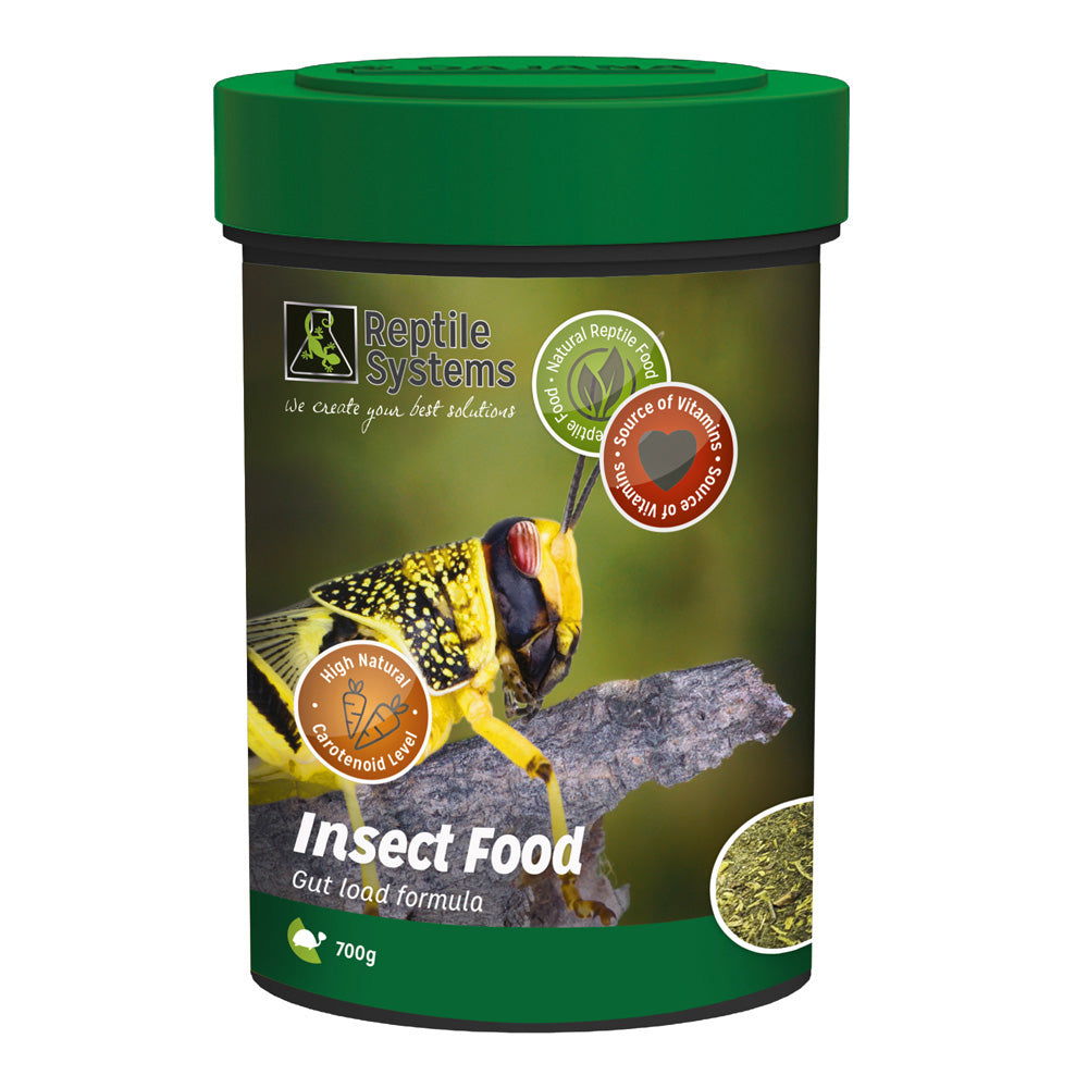 Reptile Systems Insect Food 700g – Premium Gut-Loading Formula for Feeder Insects
