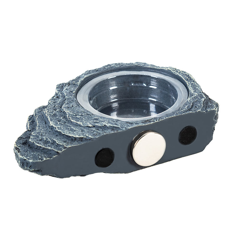 ReptiZoo Magnetic Arboreal Feeder Rock 12x8cm | Vivarium Feeding Ledge