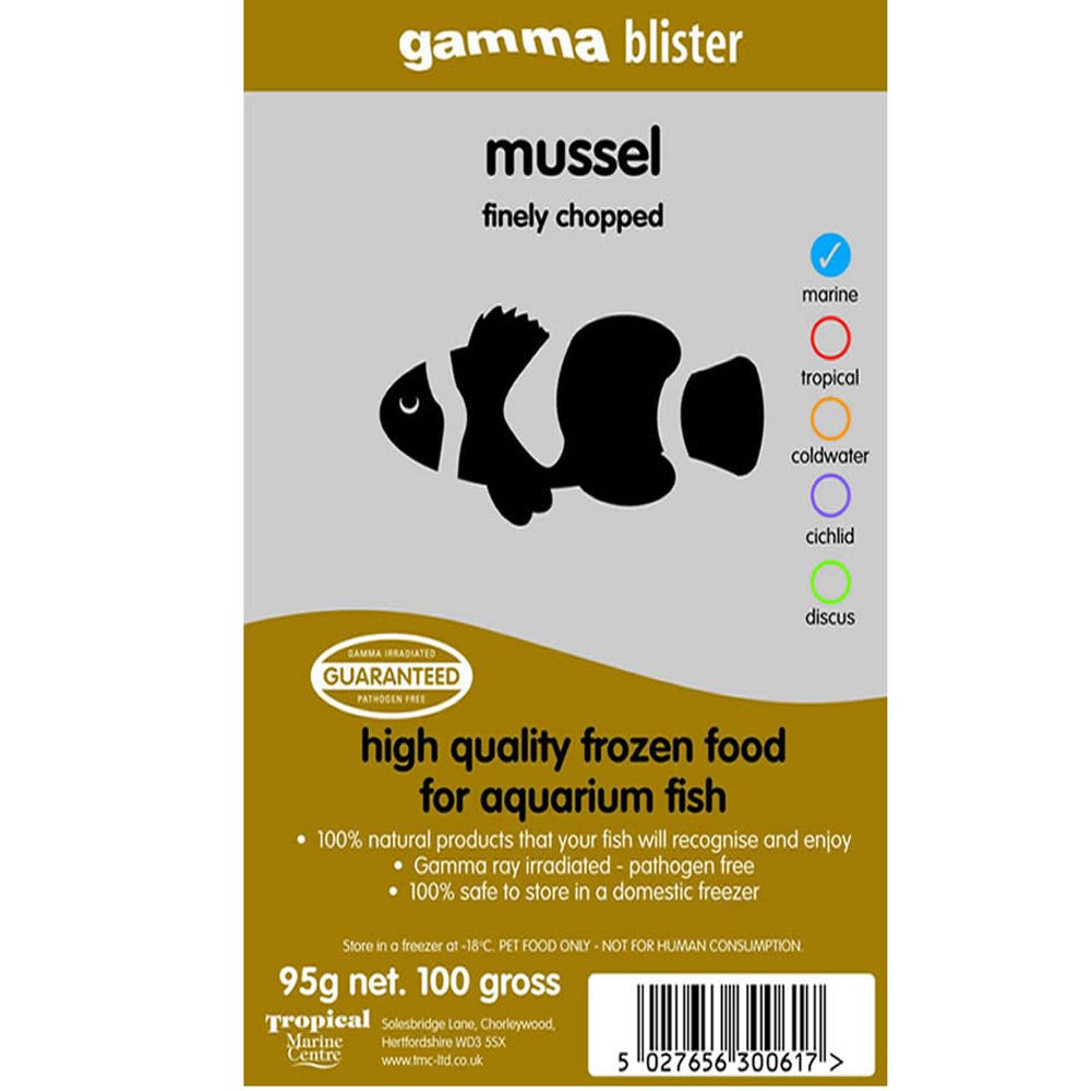Gamma Frozen Blister Chopped Mussel 95g
