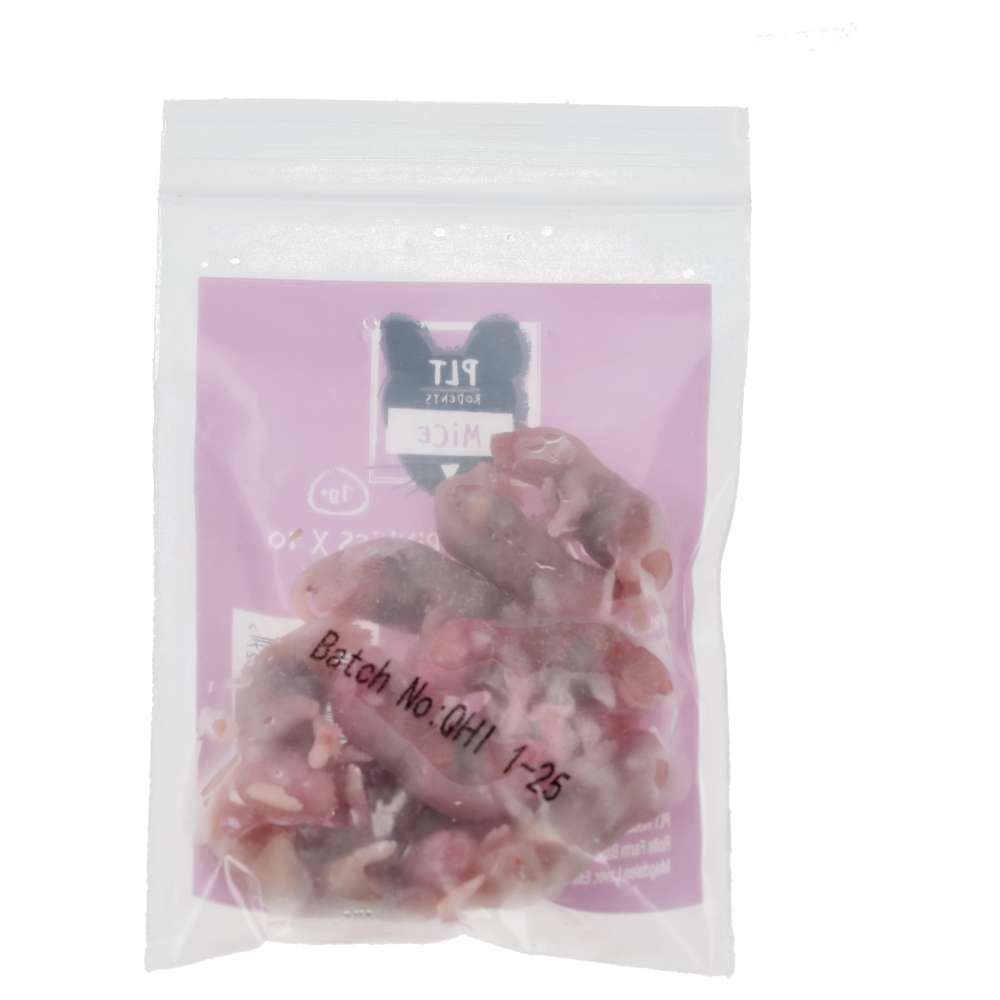 PLT Frozen Mice Pinkies 1g+