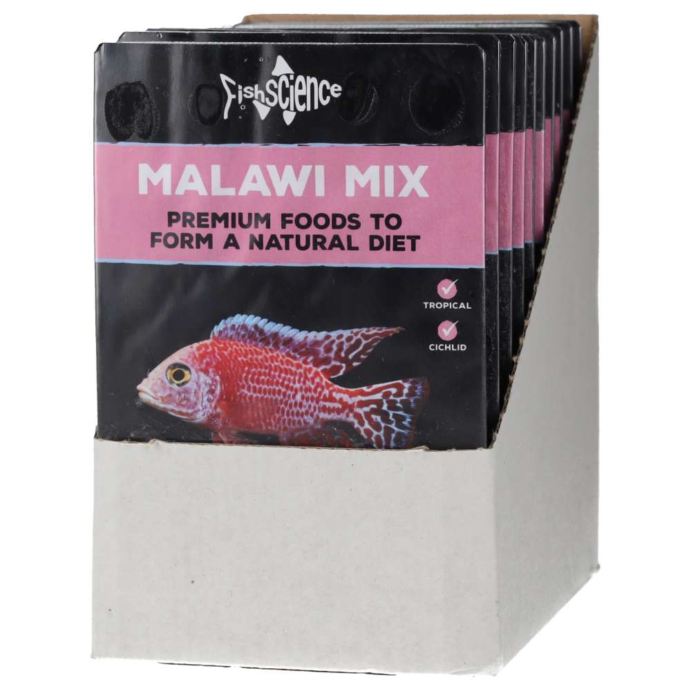 FishScience Frozen Blister Pack Malawi Mix 100g