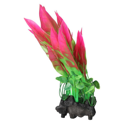 AquaSpectra Sword Leaf on Log 26cm