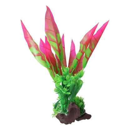 AquaSpectra Sword Leaf on Log 26cm