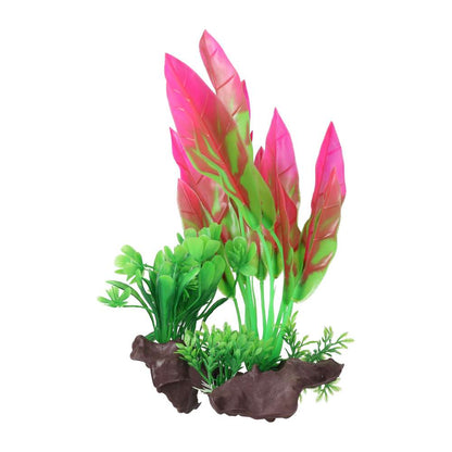 AquaSpectra Sword Leaf on Log 26cm