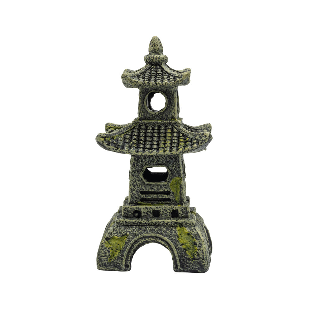 AquaSpectra Sunken Pagoda 2 Tier 11x11x16cm