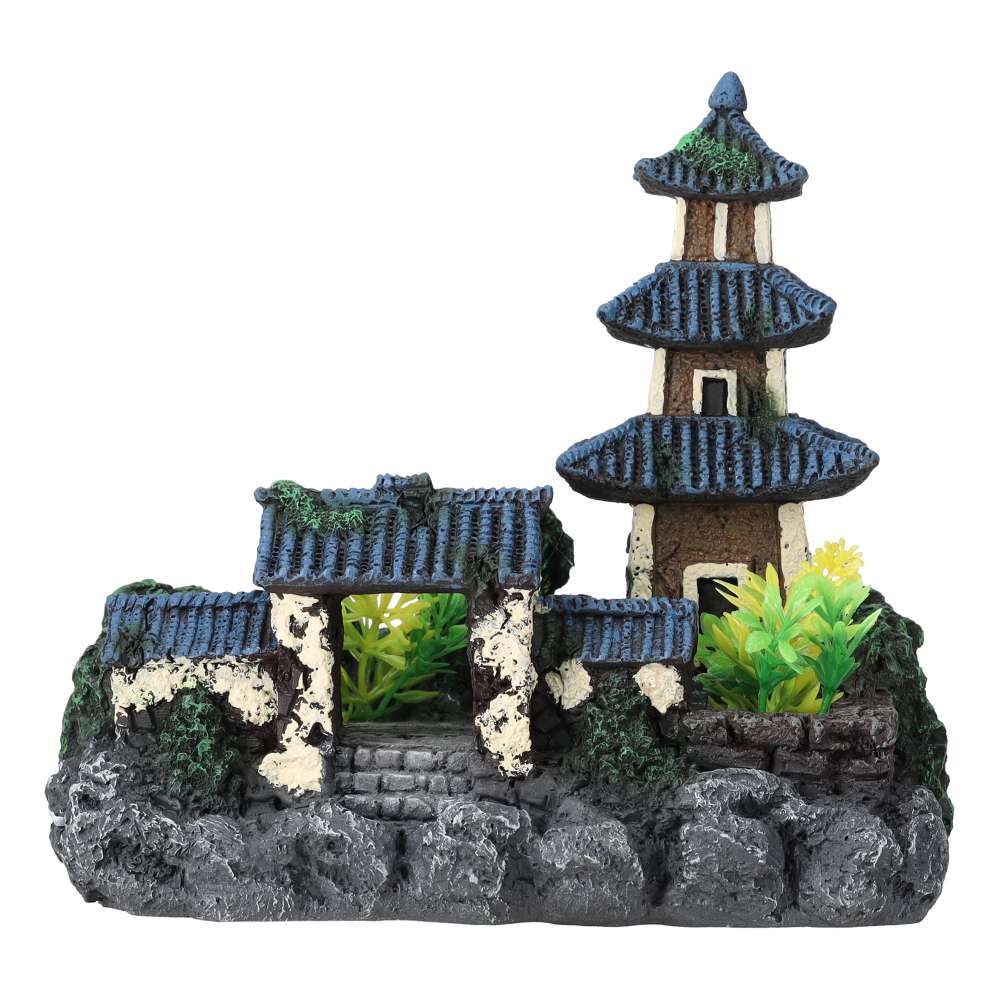AquaSpectra Eastern Temple Aquarium Ornament 190x145x180mm