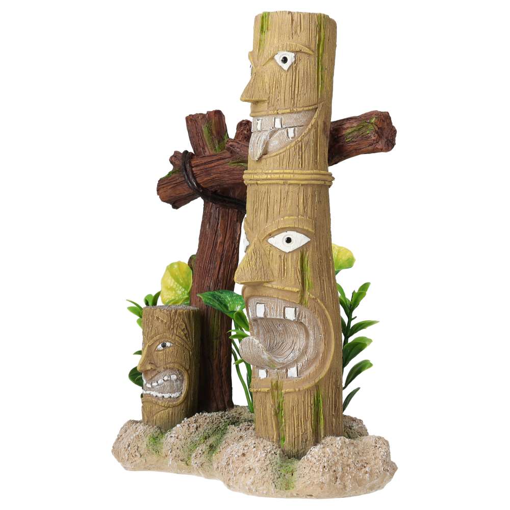 AquaSpectra Tiki Statue Aquarium Ornament 185x100x215mm
