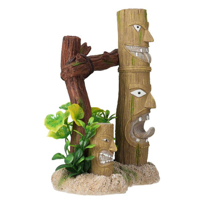 AquaSpectra Tiki Statue Aquarium Ornament 185x100x215mm