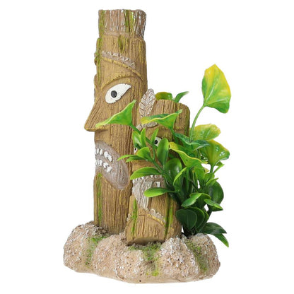 AquaSpectra Tiki Statue Aquarium Ornament 115x80x150mm