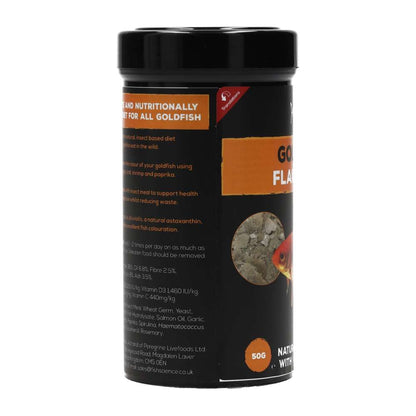 Fish Science Goldfish Flakes 50g – Complete Goldfish Flake Food