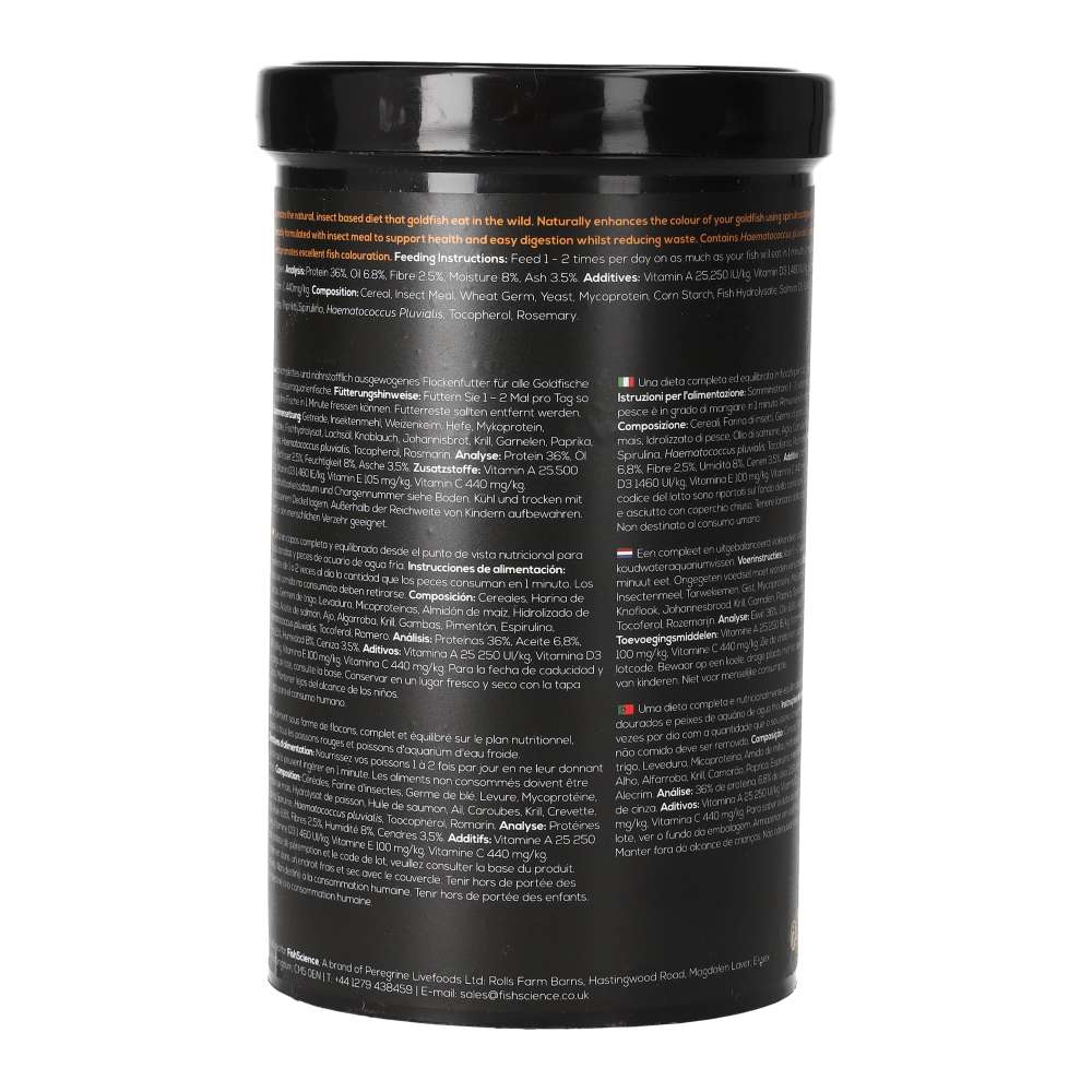 Fish Science Goldfish Flakes 200g – Complete Daily Goldfish Food