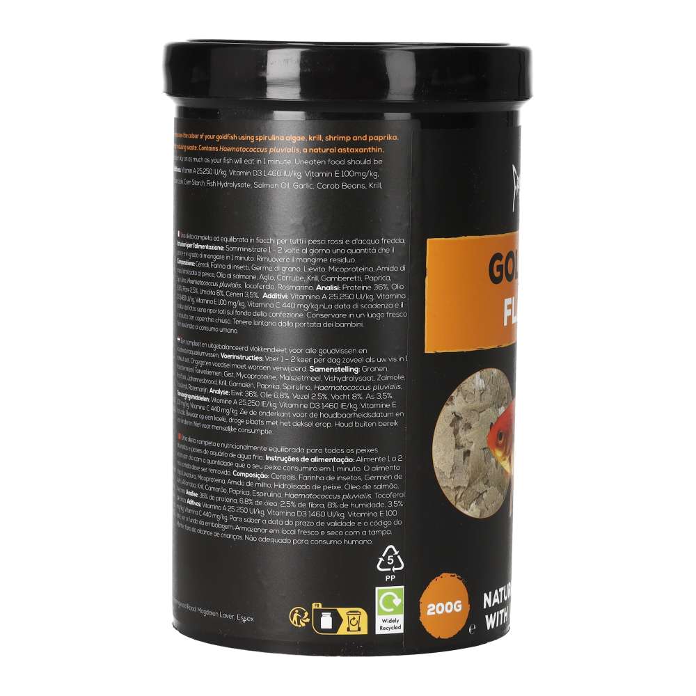 Fish Science Goldfish Flakes 200g – Complete Daily Goldfish Food