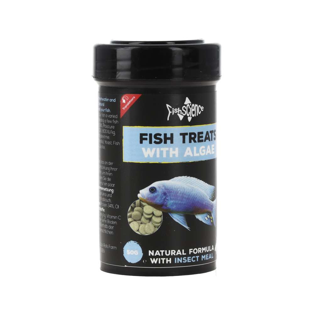 FishScience Fish Treats with Algae 50g