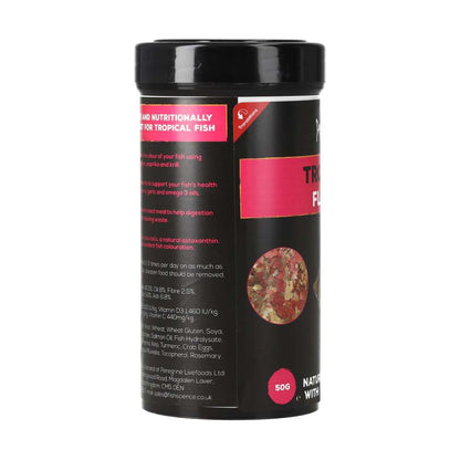 Fish Science Tropical Flakes 50g | Colour-Enhancing Tropical Fish Food