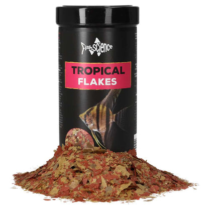 Fish Science Tropical Flakes 100g | Complete Tropical Fish Food