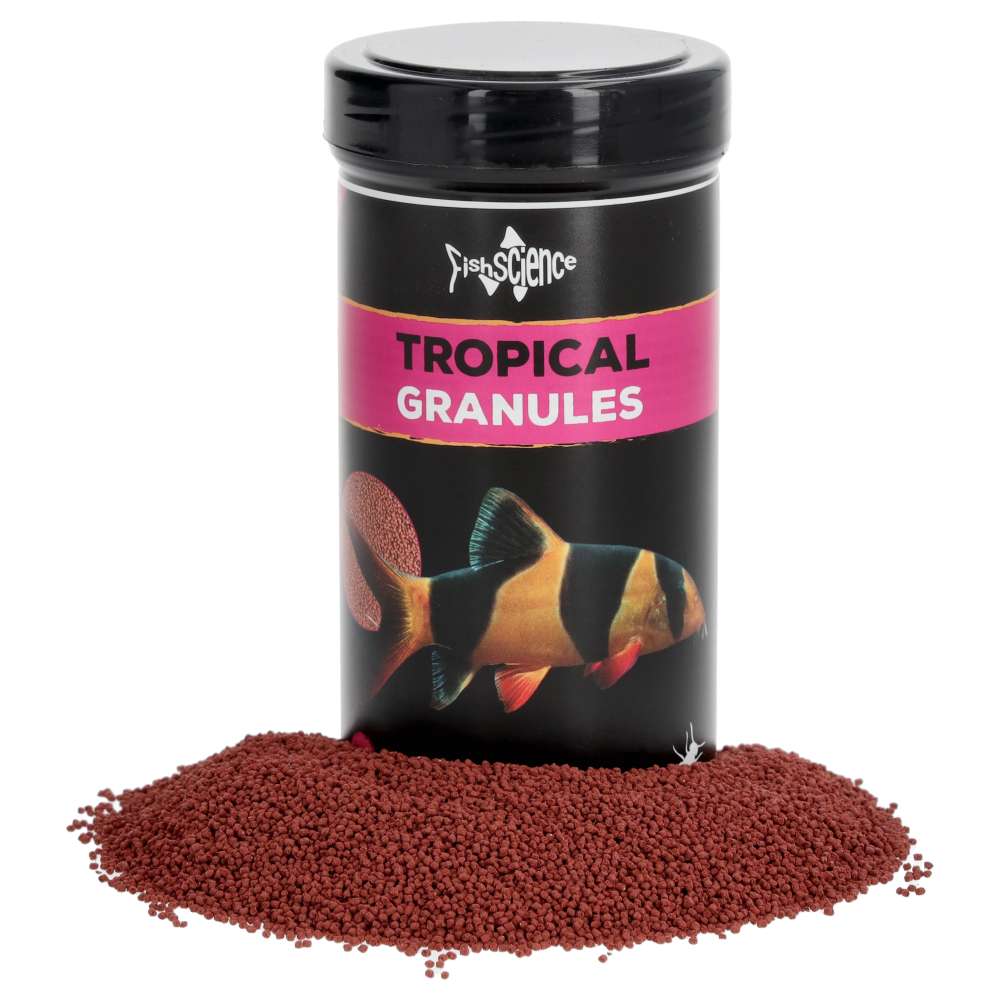 Fish Science Tropical Granules 120g | Insect Meal Fish Food FS125