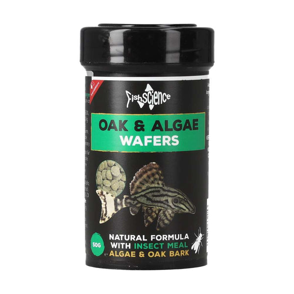 FishScience Oak and Algae Wafers