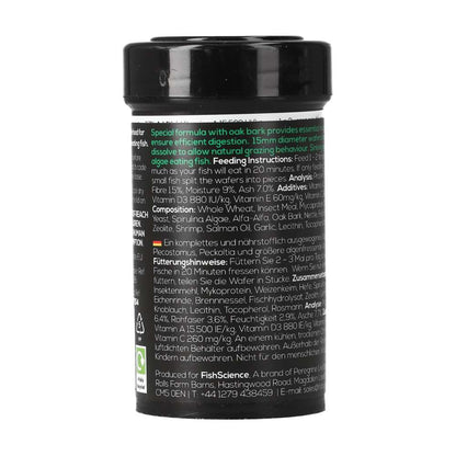 FishScience Oak and Algae Wafers