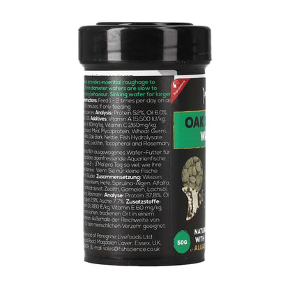 FishScience Oak and Algae Wafers