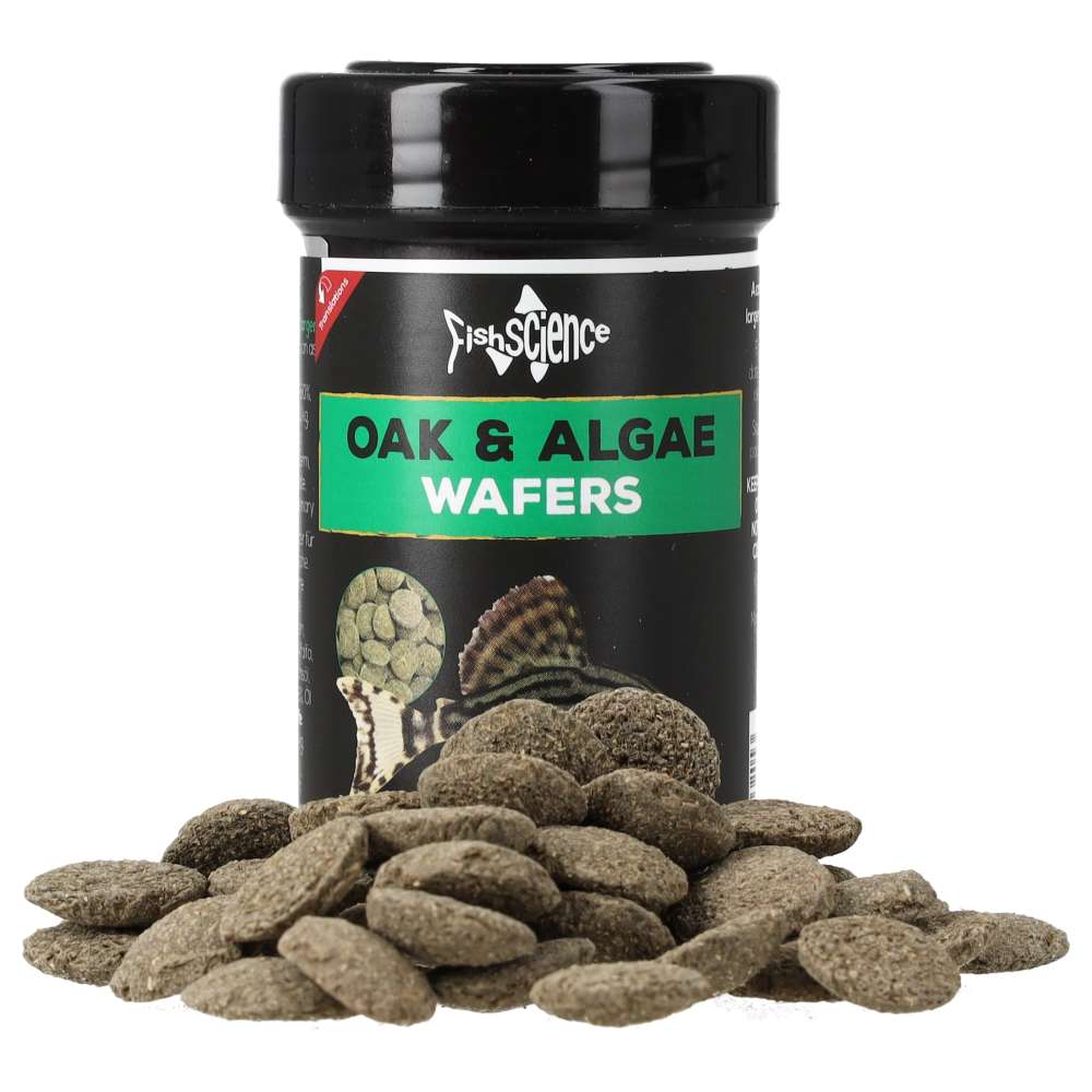 FishScience Oak and Algae Wafers