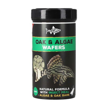 Fish Science Oak and Algae Wafers 120g - Complete Pleco & Algae Eater Food