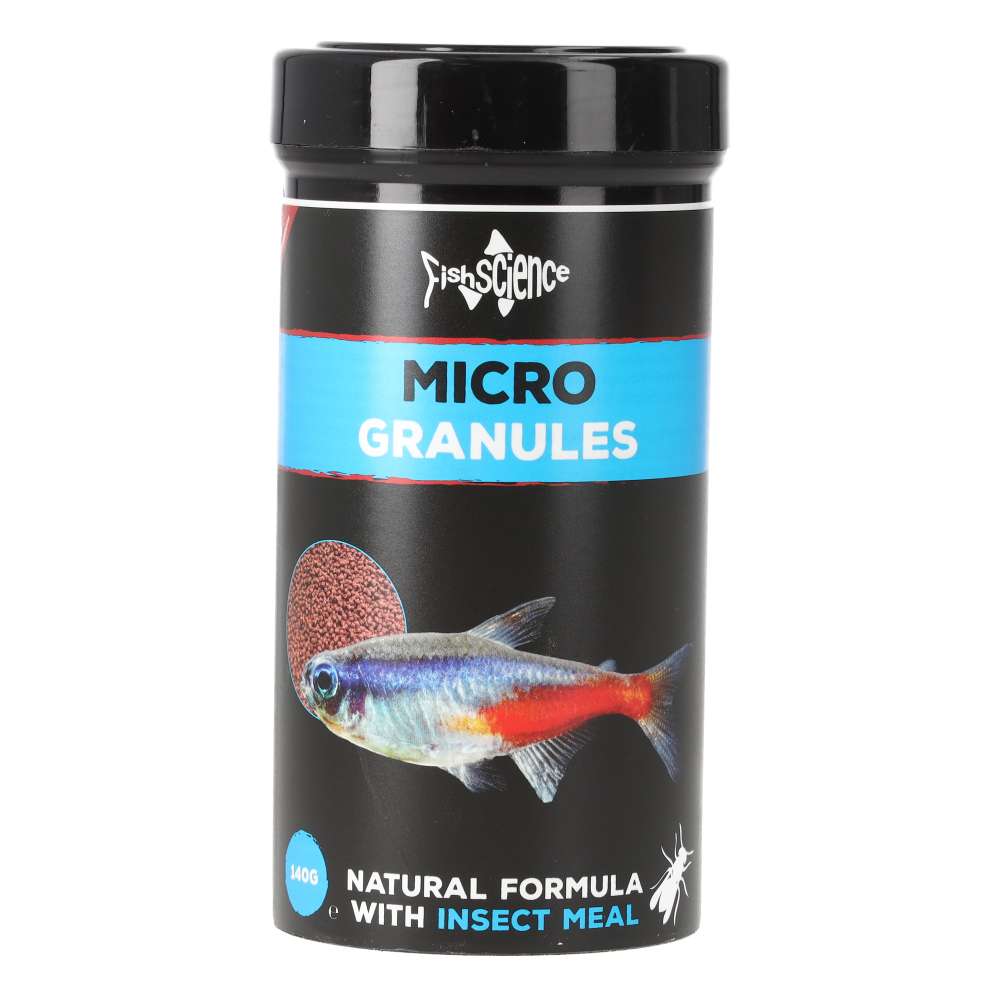Fish Science Micro Granules 140g - FS175 | Small Tropical Fish Food