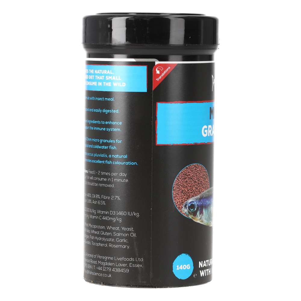 Fish Science Micro Granules 140g - FS175 | Small Tropical Fish Food