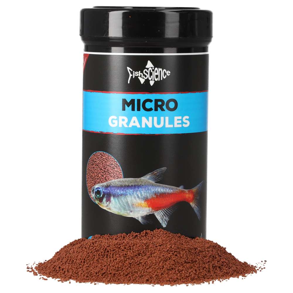 Fish Science Micro Granules 140g - FS175 | Small Tropical Fish Food