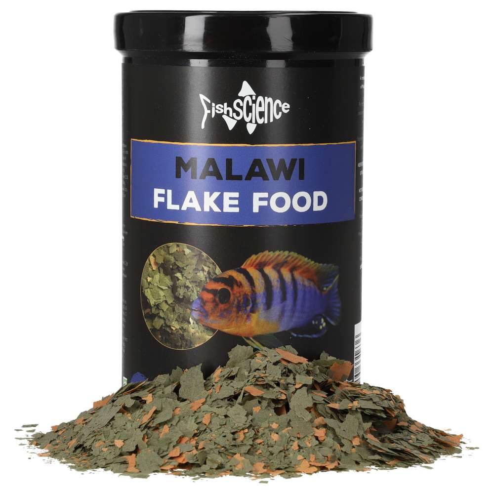 Fish Science Malawi Flake Food 200g | Cichlid Flake with Spirulina & Insect Meal