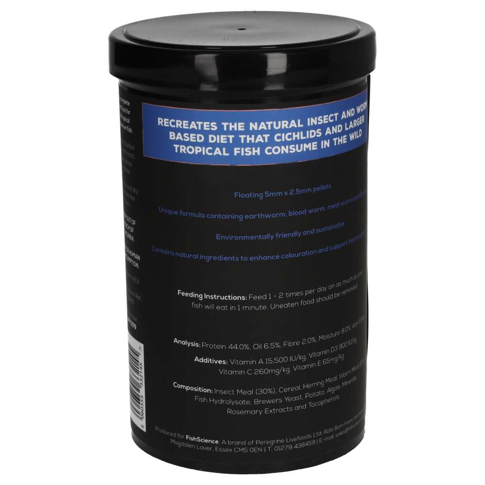 Fish Science Cichlid Floating Pellet 500g | Cichlid & Large Tropical Fish Food