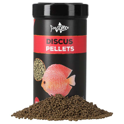 Fish Science Discus Pellets 155g (250ml) | Insect-Based Discus Food