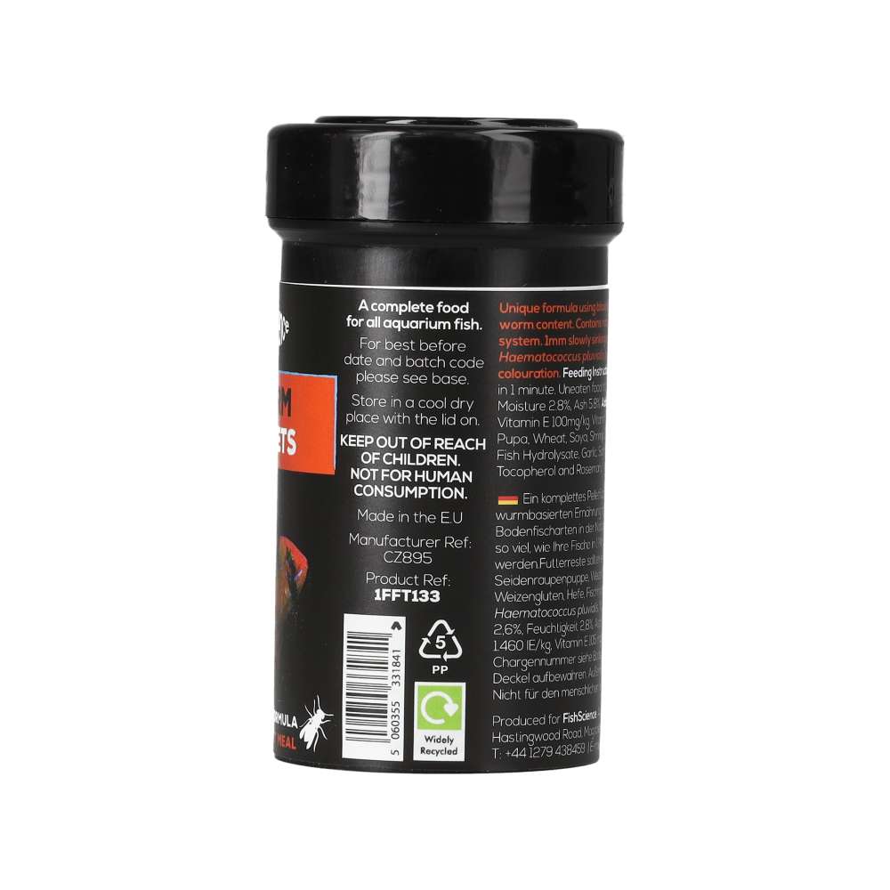FishScience Worm Pellets