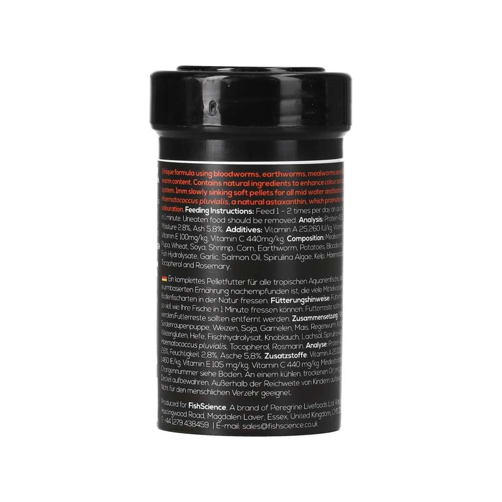 FishScience Worm Pellets