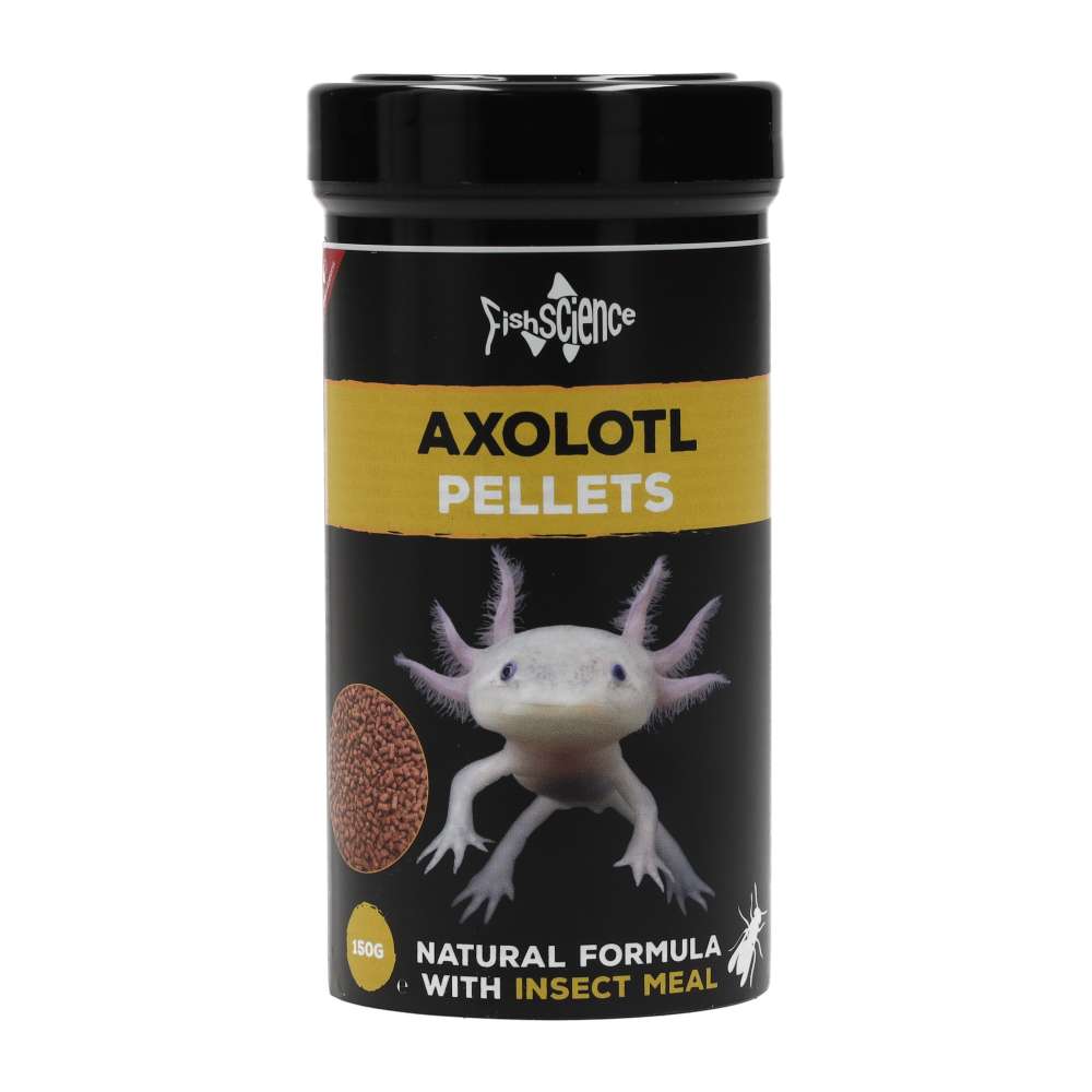 Fish Science Axolotl Food 150g – Insect-Based Sinking Pellets